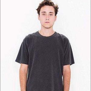 American Apparel Dark Grey Box Tee
